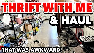 THAT WAS AWKWARD! Come THRIFTING WITH ME & I’ll share my THRIFT HAUL