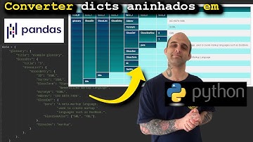 Converter dicionários aninhados em pandas DataFrame - Python