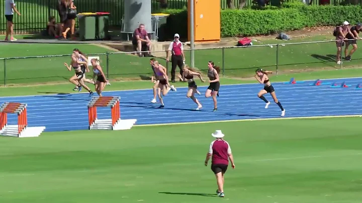 Ht4. 100m Women, Denise Boyd Shield, QSAC-SAF, Bri...