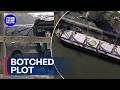 Failed attempt to retrieve cocaine leads to father-son arrest | 9 News Australia
