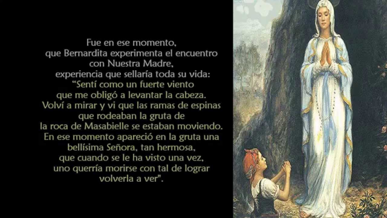 Virgen de Lourdes - YouTube