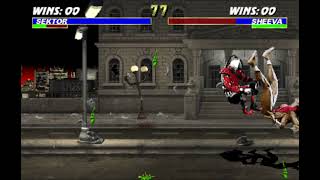 UMK3 Arcade - Sektor 15 hits 82% combo vs Sheeva