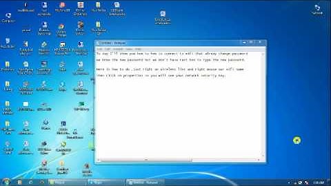 How to connect wifi after change new password