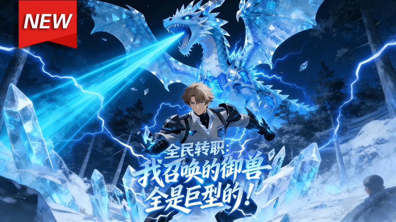 MULTISUB📢新番上线《全民转职：我召唤的御兽全是巨型的！》第1~60集丨全民转职时代开启，王尘转职巨型御兽师，觉醒神级天赋“兽宠融合”——三只同族合成最终形态！#漫剧 #破晓动漫社