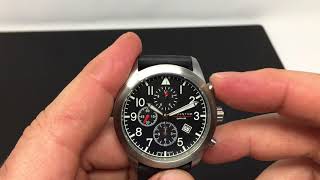 Momentum Watches Flatline Chrono Watch Functions How To Set A Chronograph Watch
