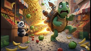 Silly Turtle Vs. A Giant Banana Avalanche Captain Shell The Accidental Saves Ep. 2