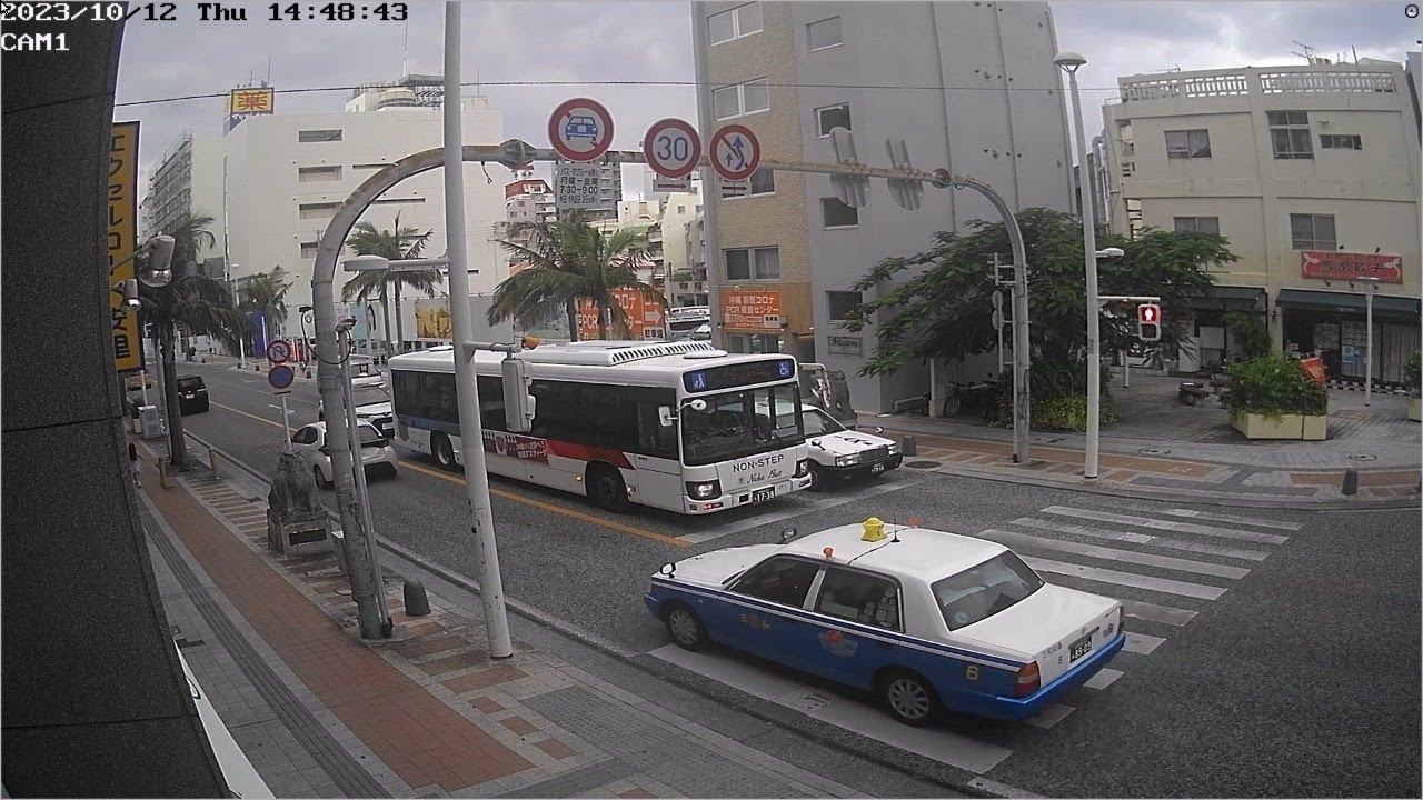 8131okichan 沖縄　国際通り　安里三叉路　ライブ映像　Okinawa Kokusai Street Live Camera