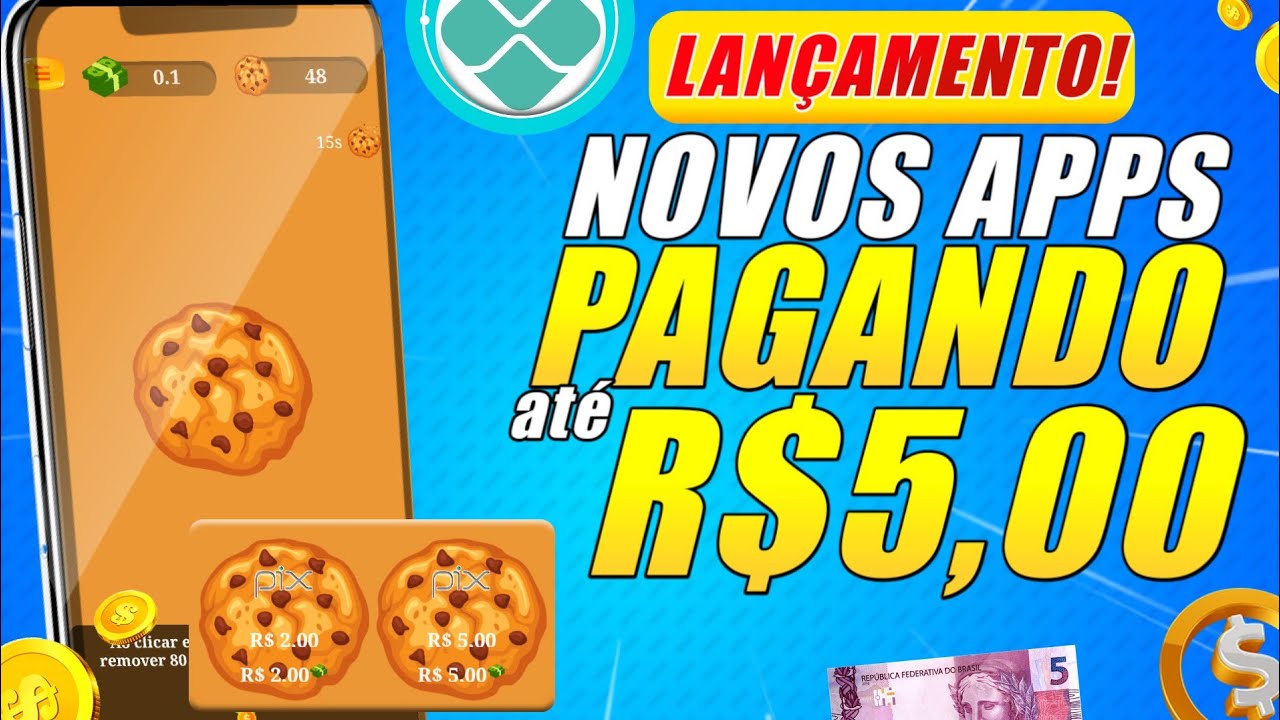 APPS para GANHAR DINHEIRO no PIX até R$5,00 – Cookies Pix