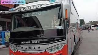 Pramugari Cantik Mbak Wulan Bus Rosalia indah Super Top #KataKata & Senyum Manis