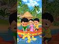 3 kids saved a lost duck together 🦆❤️#kids #video #shorts#viral