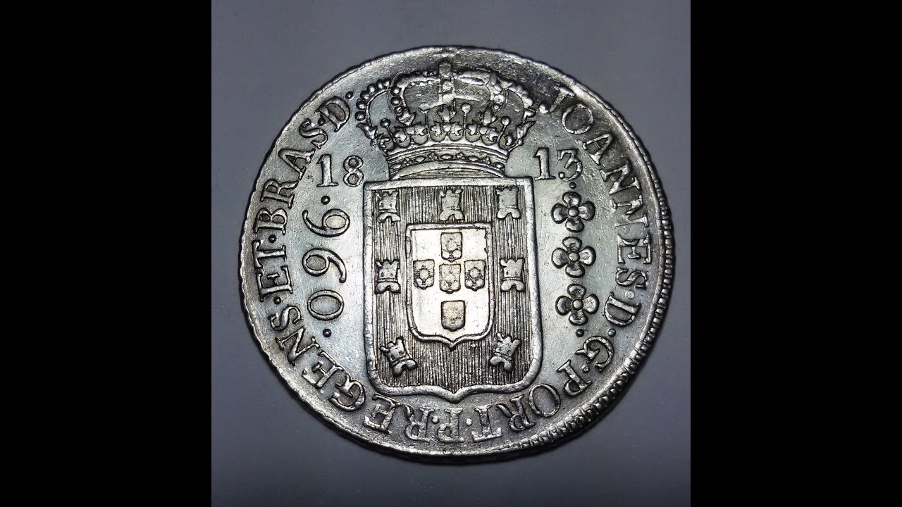 BRASILE 960 REIS 1813 R  HIGH GRADE