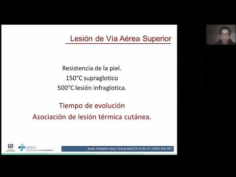 Webinar, Quemadura de la vía aérea