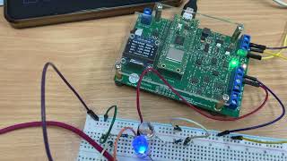 ชุดทดลอง TNK Scope วงจรไฟกระพริบวูบวาบด้วย op-amp