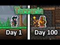 I Survived 100 Days In Terraria