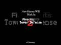 How heroes will work in FNTD 2! #fnaf #fntd #FNTD #roblox #towerdefense #fntd2 #robloxshorts