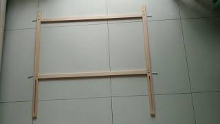 Craft Boutique - How To Assemble Our XXL Weaving Loom Kit / Tapestry Loom Set