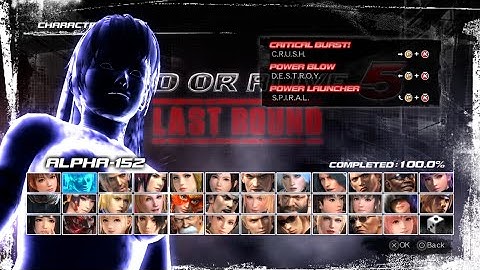 Alpha-152 Command Training [DOA5LR]