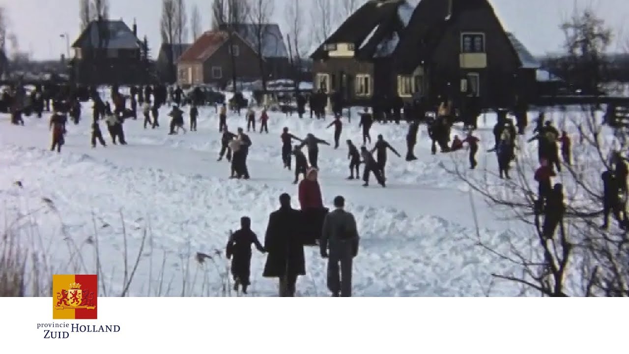 Winter in Zuid-Holland 1955-1956 | Provincie Zuid-Holland