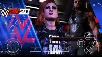 [ 1.5GB ] Real WWE 2k20  PPSSPP Android Download | WWE 2k20 PSP Mod