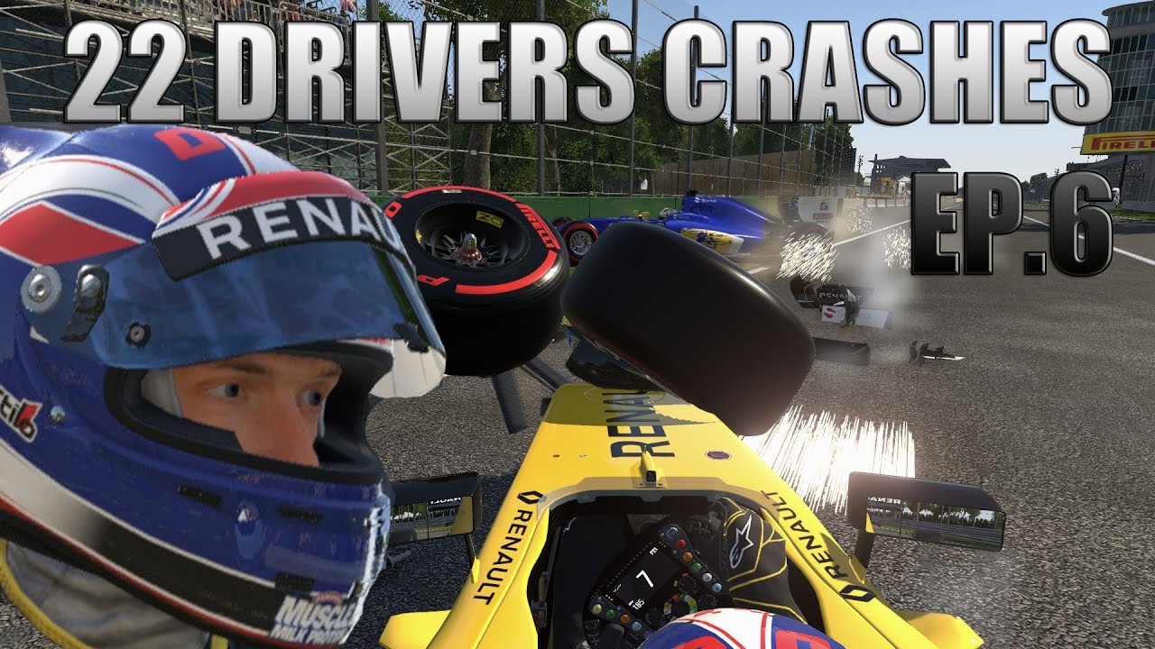 F1 2016 - JOLYON PALMER | 22 DRIVERS CRASHES EP.6
