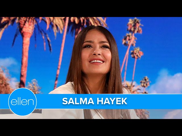How Salma Hayek Tried to Get Rid of the Ghosts in Her House class=
