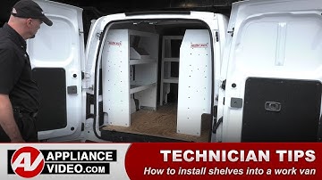 Tips on Installing Shelves in a Work Van