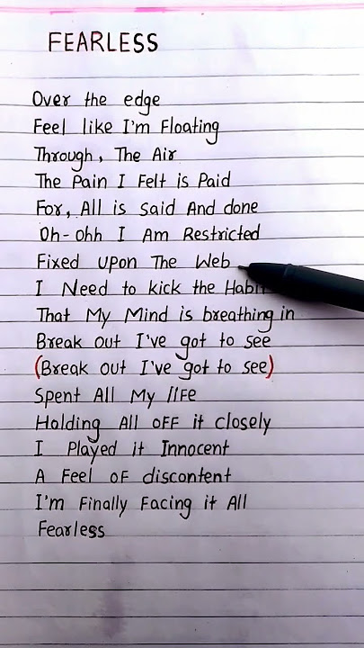 Fearless - Lost Sky (Lyrics) feat. Chris Linton #lyrics #shorts