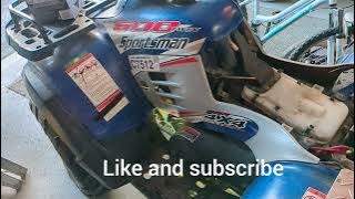 2004 Polaris Sportsman oil change. Parts listed below!