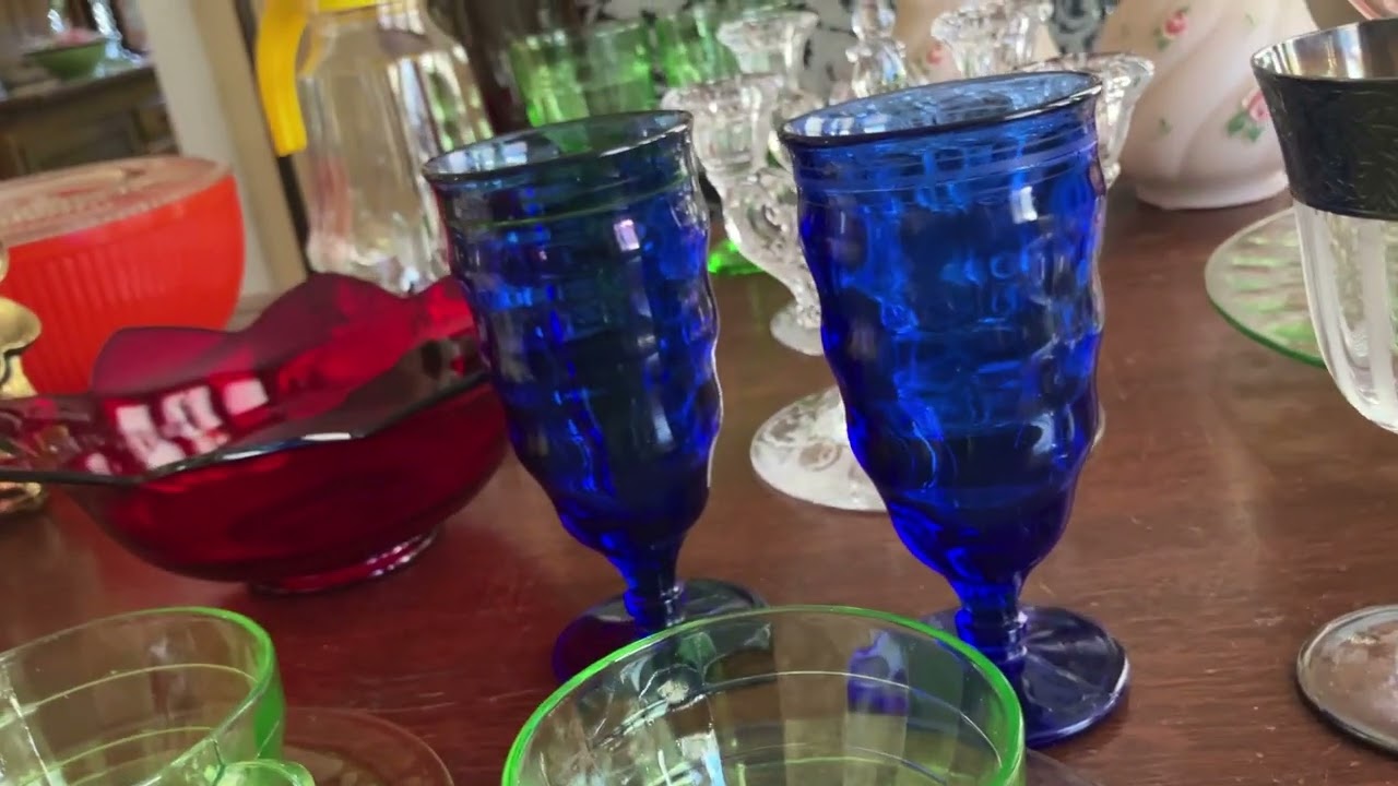 Live Sale Preview of Antique and Collectible Glass