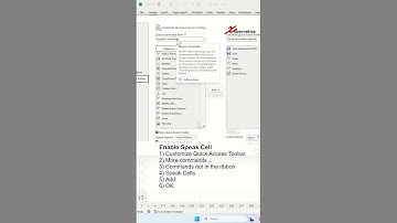 How do I get Excel to read text aloud? #tips #excel #short #short #shortvideo #shortsvideo #how