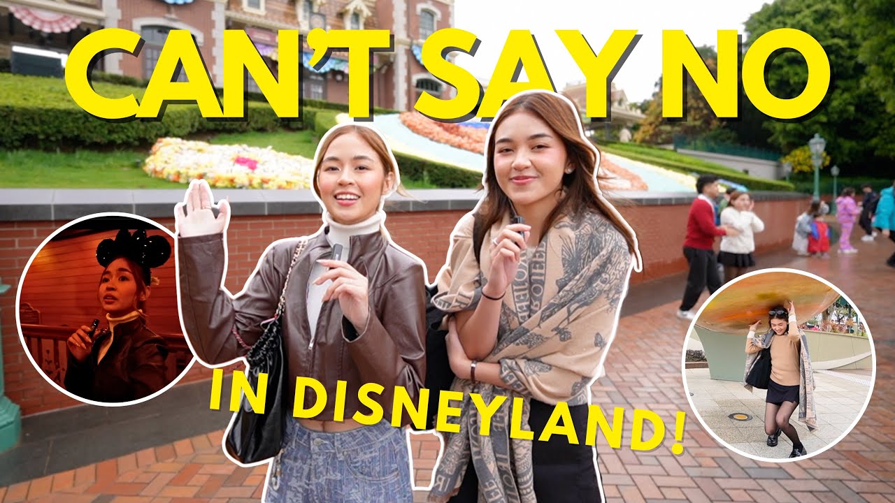 CAN'T SAY NO CHALLENGE in DISNEYLAND | Princess And Nicole