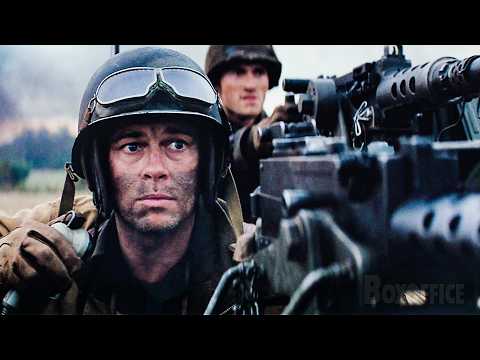 Sherman Tank VS German Tigers | Fury | CLIP 🔥 4K
