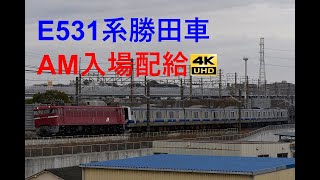 655 2021/01/17撮影 E531系勝田車AM入場配給 他