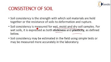 Consistency of Soil - Plasticity Characteristics of Soils - Geotechnical Engineering 1