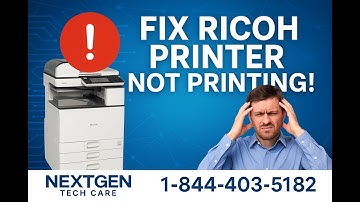 Fix Ricoh Printer Not Printing | Quick & Easy Solutions | NextGen Tech Care