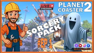 Planet Coaster 2  - Sorcery Pack (Bike and Sidecar Coaster) ep.1:The Route
