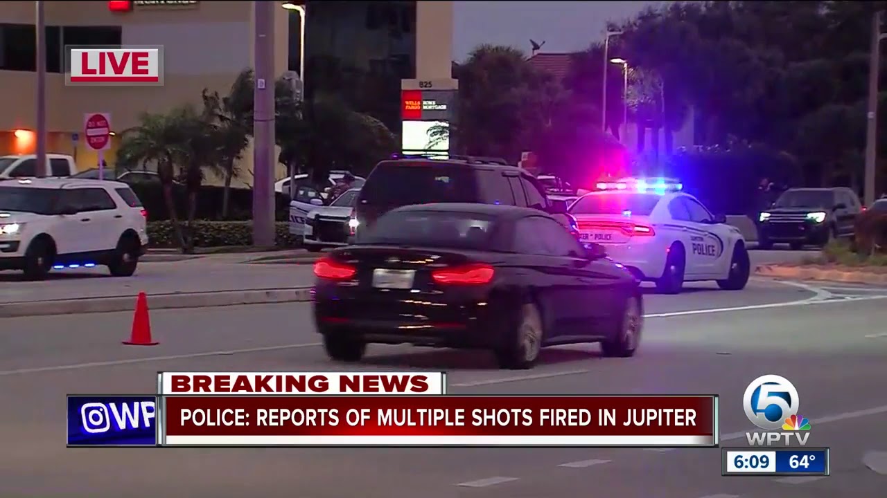 Jupiter Police responding to multiple reports of shots fired - YouTube