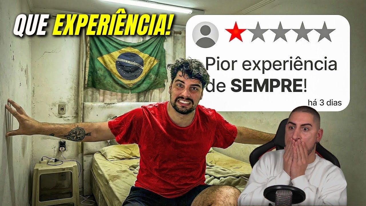 Possessivo reage a MOCHILA AS COSTAS - EXPERIMENTEI O HOTEL MAIS BARATO DO BRASIL