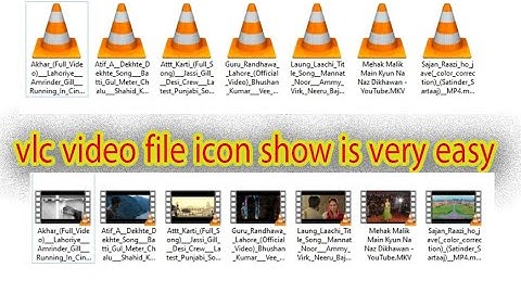 Show Thumbnails Instead of Icons in VLC Videos || All Video File icon show in 2 Steps 2021
