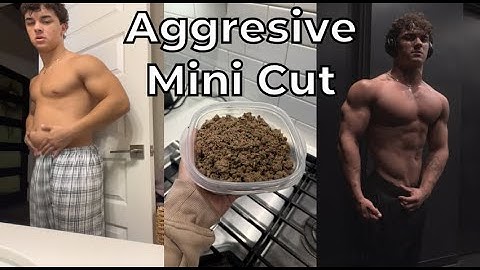 How I got shredded FAST (AGGRESSIVE MINI CUT EXPLAINED)