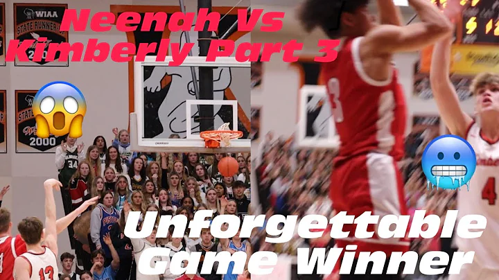 THE CRAZIEST GAME WINNER EVER!!! | #1 Neenah Vs. #5 Kimberly | Sectionals Round 1