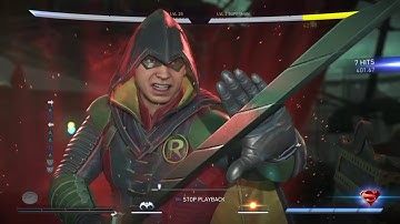 Injustice 2: Robin Level 20 Combos & Mixups