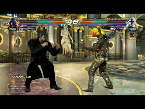 Leroy VS Jin, Heihachi Casual Player Match Laggy PS4 Version 5 Tekken 7 20221221084244