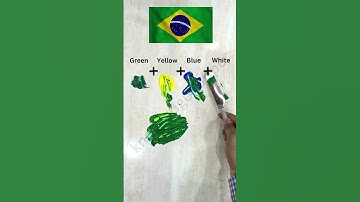 What color do mixed flags make?? #paintmixing #colormixing #satisfyingart #asmart