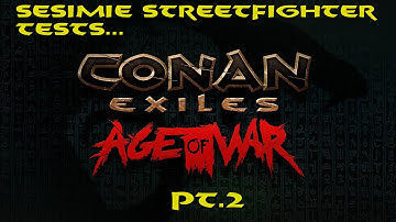 Conan Exiles AoW Beta Client Pt.2 | Starter Strength Weapons, The Stamina Drain!