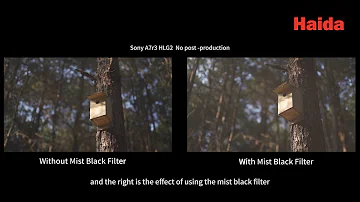 Haida NanoPro Mist Black Filter -- Creating the Film Look