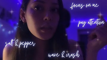 ASMR FAST & AGGRESSIVE HAND SOUNDS + TRIGGERS (lofi, soft spoken, unpredictable, spontaneous)