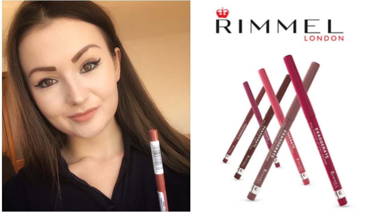 #rimmel #lipliner #makeup Rimmel Exaggerate Automatic Lip Liner (Addiction)