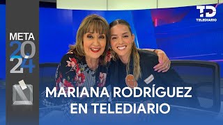 Maríana Rodríguez, candidata de MC a la alcaldía de Monterrey plática sus propuestas en Telediario