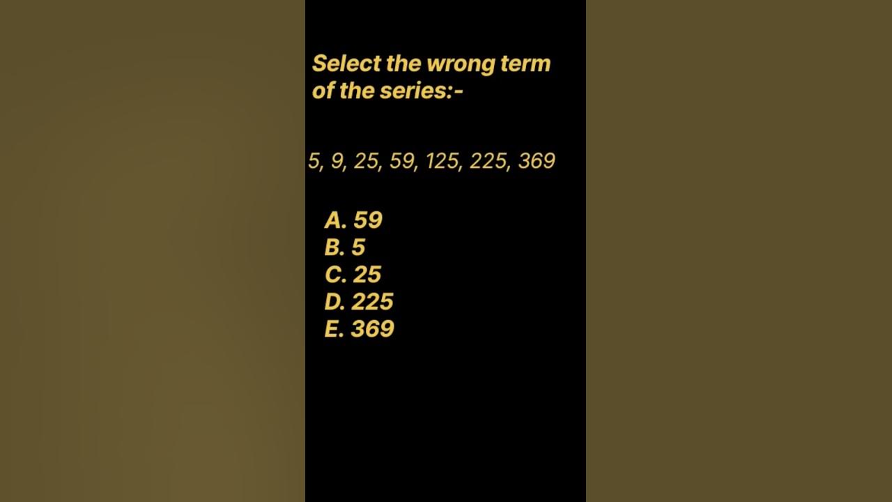 Wrong number series youtube